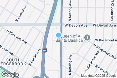 Map image of the property - 6300 N Cicero Ave