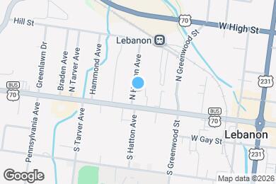 Map image of the property - 105 N Hatton Ave