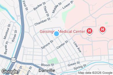 Map image of the property - 453 Spruce St