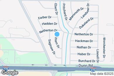 Map image of the property - 11058 Perham Dr