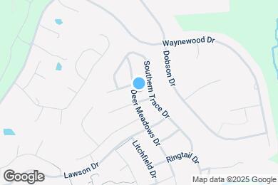 Map image of the property - 1613 Deer Meadows Dr