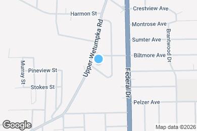 Map image of the property - 1009 Rosedale Dr