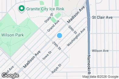 Map image of the property - 2919 Iowa St