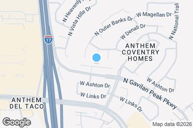 Map image of the property - 3844 W Ranier Ct