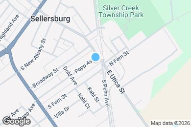 Map image of the property - 708 E Utica St