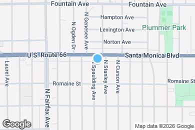 Map image of the property - 1046 N Spaulding Ave