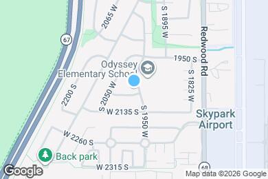 Map image of the property - 1962 W 2075 S