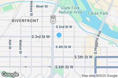 Map image of the property - 419 S 3rd St W