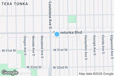 Map image of the property - 3016 Kentucky Ave S