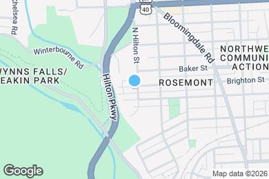 Map image of the property - 3309 Brighton St