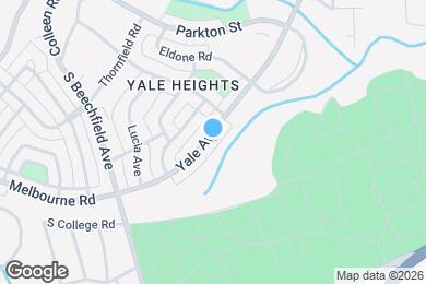 Map image of the property - 729 Yale Ave