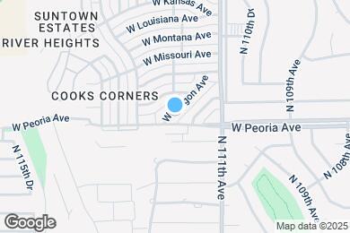 Map image of the property - 11207 W Oregon Ave