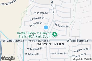 Map image of the property - 375 N 167th Dr