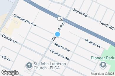 Map image of the property - 1525 Commanche Ave