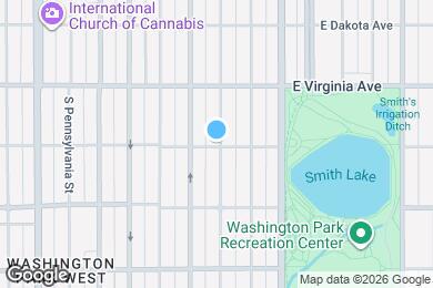 Map image of the property - 593 S Ogden St