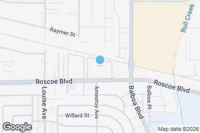 Map image of the property - 17041 Roscoe Blvd