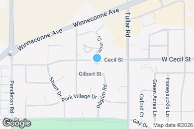 Map image of the property - 1122 W Cecil St