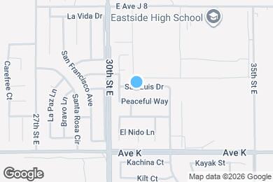 Map image of the property - 3048 San Luis Dr