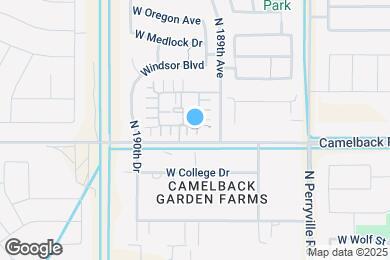 Map image of the property - 18927 W Pasadena Ave