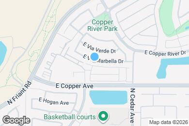 Map image of the property - 1327 E Via Marbella Dr