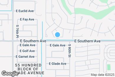 Map image of the property - 7857 E Flossmoor Ave