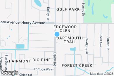 Map image of the property - 2601 Dairy Rd