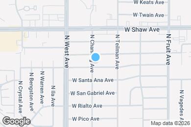 Map image of the property - 1036 W Alamos Ave