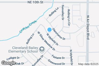 Map image of the property - 929 W Idylwild Dr