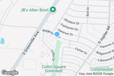 Map image of the property - 516 Ridgemont Dr