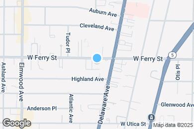 Map image of the property - 805 W Ferry St