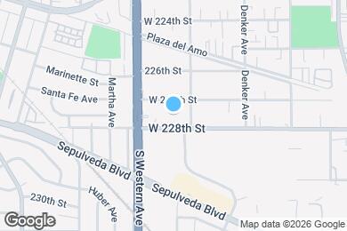 Map image of the property - 1621 W 228th St