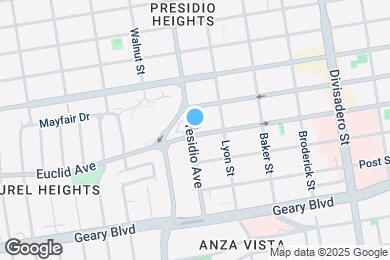 Map image of the property - 650 Presidio Ave