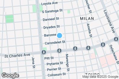 Map image of the property - 1711 Milan St