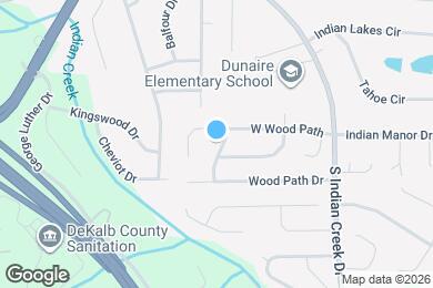 Map image of the property - 659 N Wood Path Dr