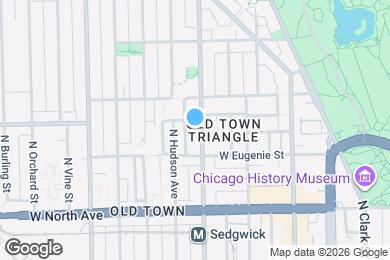 Map image of the property - 1726 N Sedgwick St