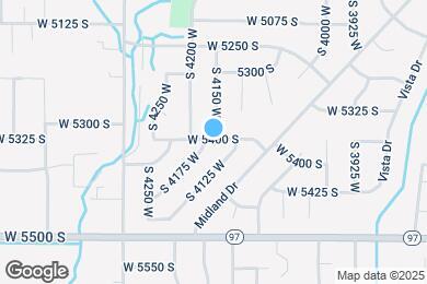 Map image of the property - 4151 W 5400 S