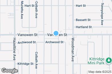 Map image of the property - 13806 Vanowen St