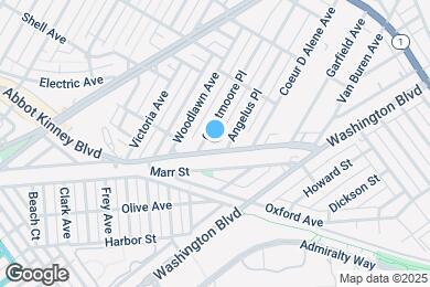 Map image of the property - 2500 Abbot Kinney Blvd