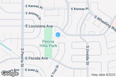 Map image of the property - 12804 E Wyoming Cir