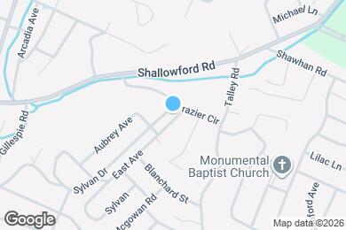 Map image of the property - 933 East Ave