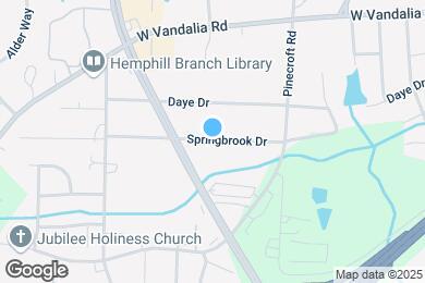 Map image of the property - 3921 Springbrook Dr