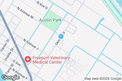 Map image of the property - Freeport Oaks Apartments