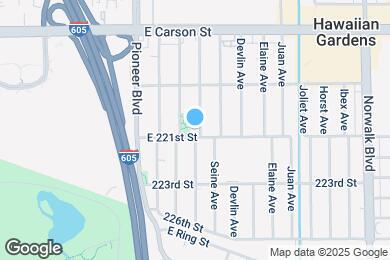 Map image of the property - 22023 Violeta Ave