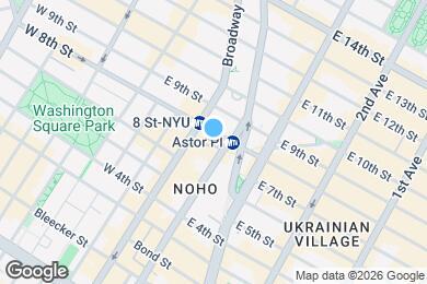 Map image of the property - 1 Astor Pl