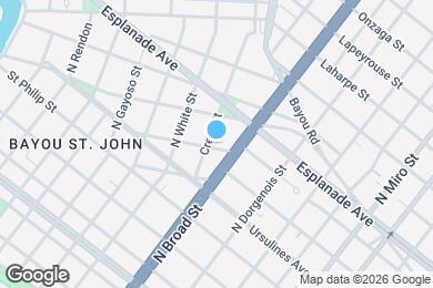 Map image of the property - 1100 Crete St