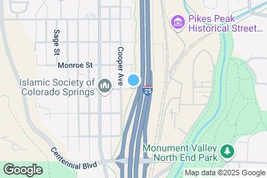 Map image of the property - 718 W Madison St