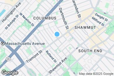 Map image of the property - 151 W Brookline St