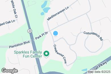 Map image of the property - 1100 Creekwood Cove