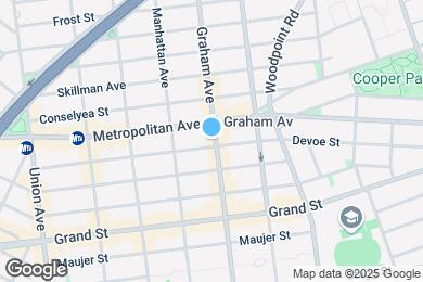 Map image of the property - 323 Graham Ave
