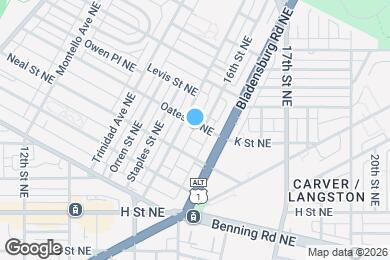 Map image of the property - 1513 Oates St NE